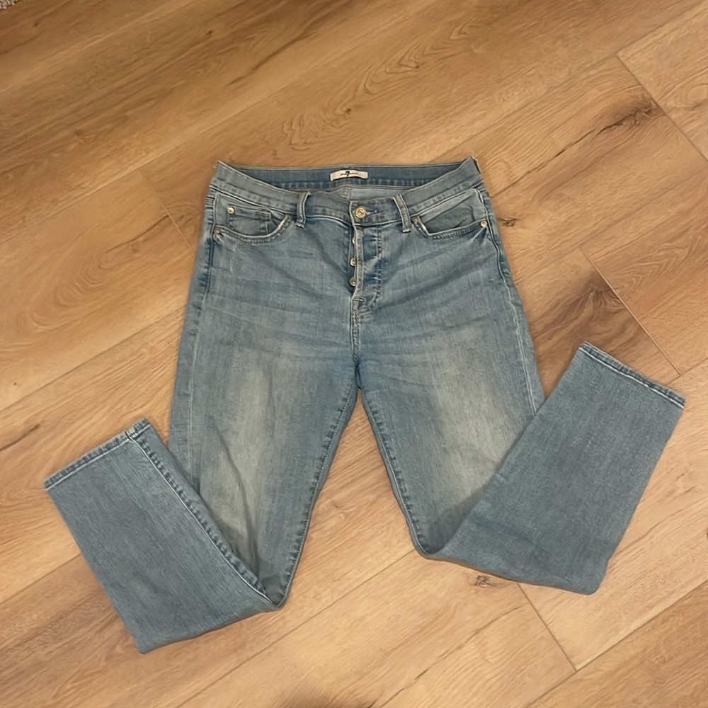 7 for all mankind straight jeans